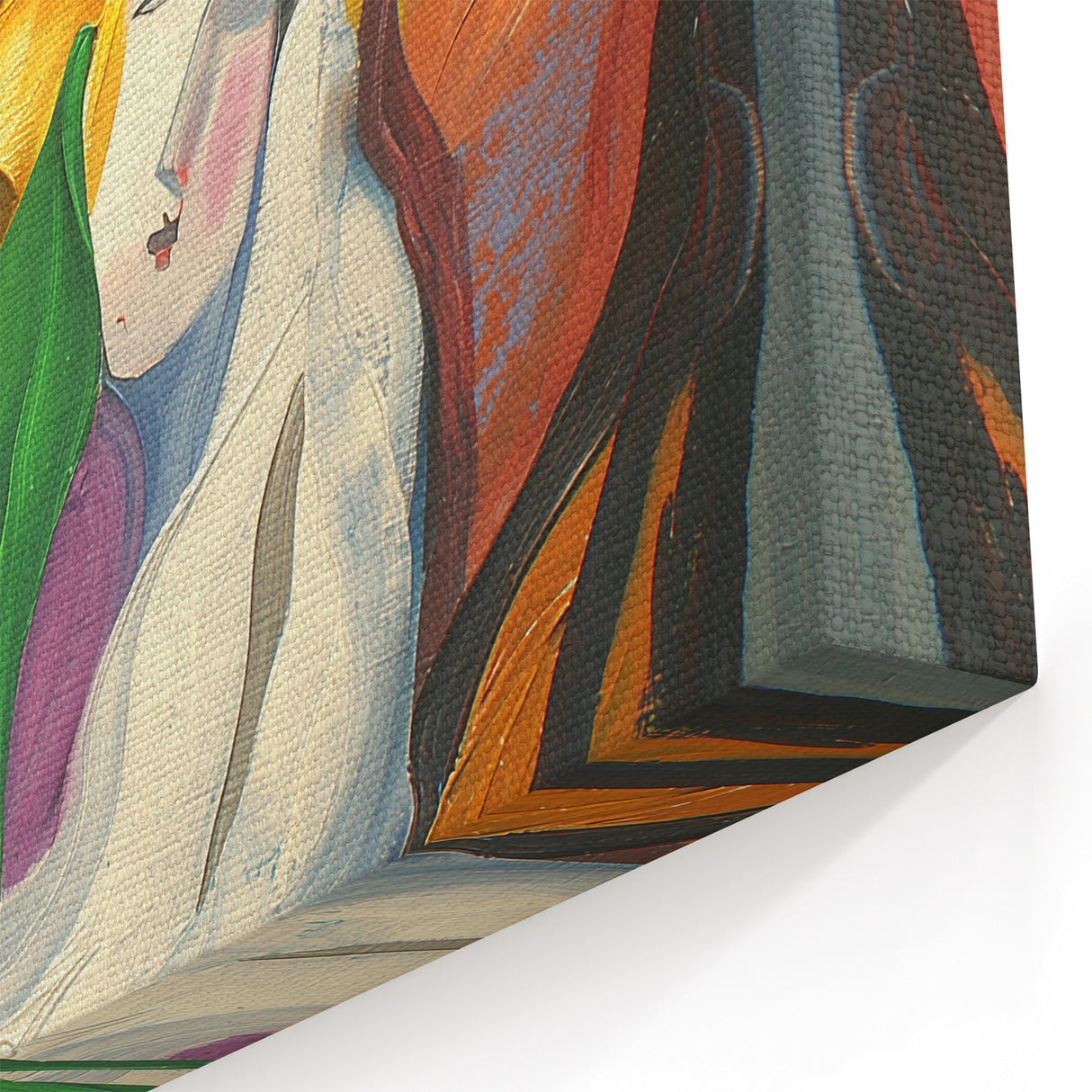 Colorful Figurative Abstracts - Vibrant Abstract Human Figures Art