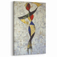 Abstract Mosaic Figurative Art - Vibrant Human Silhouette Wall Décor