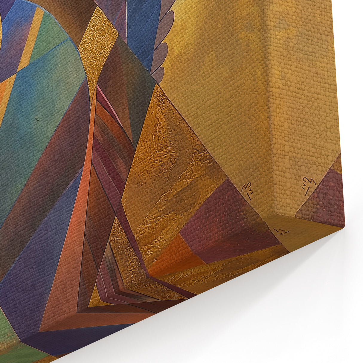 Abstract Figurative Canvas Art - Angelic Modern Design for Wall Decor