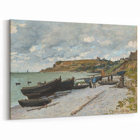 Claude Monet Coastal Wall Art - Sainte-Adresse Impressionist Painting