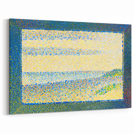 Pointillist Seascape Wall Art - Georges Seurat's Gravelines Scene