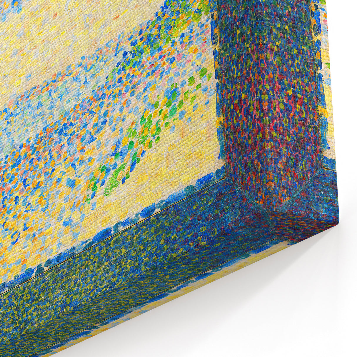 Pointillist Seascape Wall Art - Georges Seurat's Gravelines Scene