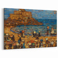 Impressionist Coastal Wall Art - Prendergast's St. Malo Seaside Scene
