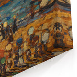 Impressionist Coastal Wall Art - Prendergast's St. Malo Seaside Scene
