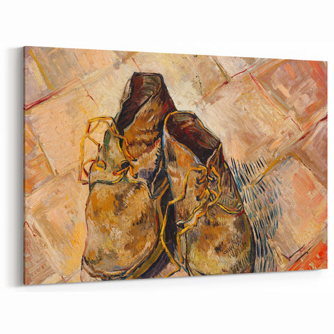 Vincent van Gogh Still Life Wall Art - Shoes (1888) Painting