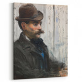 Édouard Manet Portrait Wall Art - Alphonse Maureau in Profile