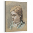 Édouard Manet Portrait Wall Art - Young Man in Thought