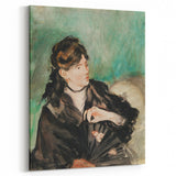 Édouard Manet Portrait Wall Art - Berthe Morisot with a Fan