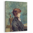 Toulouse-Lautrec Portrait Wall Art - Jeanne Wenz in Profile