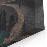Scenic Bridge Paintings - Dramatic Coastal Bridge Photography Print