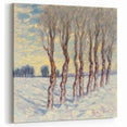 Winter Grove - Abstract Floral Art in Soft Blue and White Tones