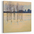 Winter Serenity - Abstract Floral Wall Art with Subtle Hues