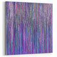 Golden Reflection - Abstract Floral Wall Art with Vibrant Elegance