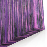 Amethyst Cascade - Abstract Floral Wall Art with Vibrant Violet Hues