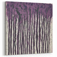 Deep Plum - Abstract Floral Wall Art with Bold Textures