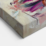 Blooming Elegance - Abstract Floral Wall Art with Soft Brushstrokes