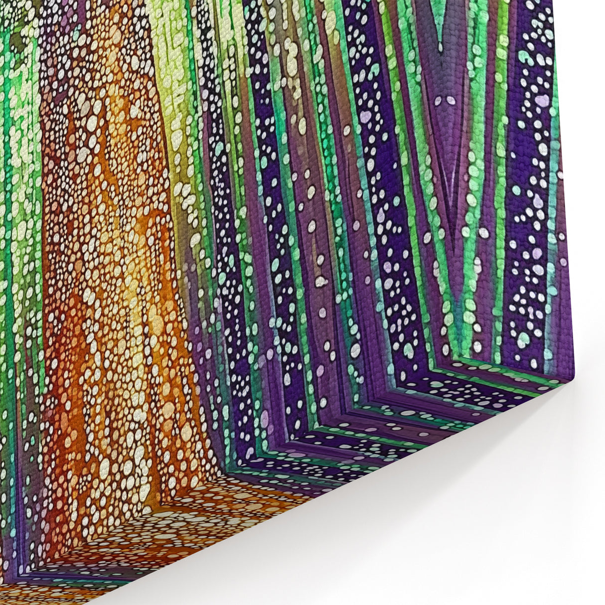 Enchanted Forest - Abstract Floral Wall Art with Mystical Charm