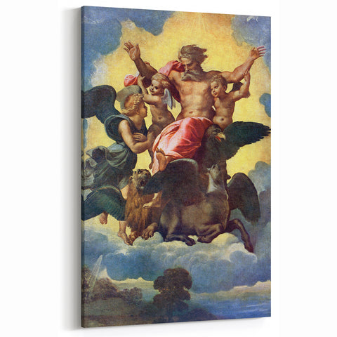 Raphael’s Ezekiel’s Vision (1518) - Renaissance Masterpiece Wall Art