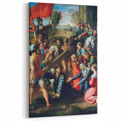 Christ Falling on the Way to Calvary by Raphael - Renaissance Art Print