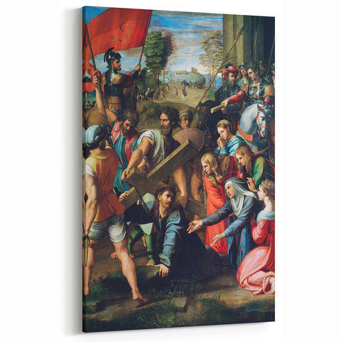 Christ Falling on the Way to Calvary by Raphael - Renaissance Art Print