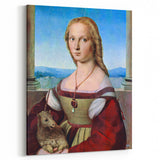 Young Woman with Unicorn - Renaissance Art Prints for Classic Elegance