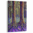 Abstract Floral Canvas Art - Modern Botanical Wall Decor