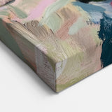Vibrant Abstract Botanical Canvas - Contemporary Floral Wall Art