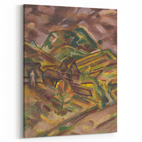 Expressionist Art: From Lužna by Arnold Peter Weisz-Kubínčan Print