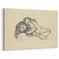 Expressionist Sketch of Reclining Woman – Modern Expressionism Print