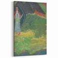 Expressionist Landscape – Girl in Front of a Shepherd’s Hut Print