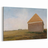 Romanticism Art: Newmarket Heath Landscape by George Stubbs