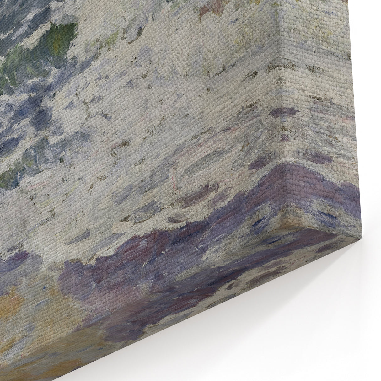 Expressionist Seascape – Gray Day at the Sea Canvas Print