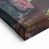 Expressionist Forest Scene – Group of Men in the Woods Canvas Print