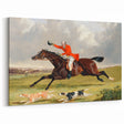 Romanticism Art: "Foxhunting: Encouraging Hounds" by J.F. Herring