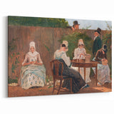 The Chalon Family in London - Romanticism Era Historical Canvas Print