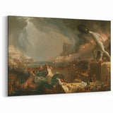 The Course of Empire: Destruction - Romanticism Historical Art Canvas