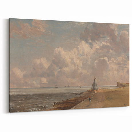Harwich Lighthouse Romantic Landscape - Canvas by John Constable