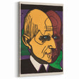 Expressionist Art - Vibrant Dual Portrait with Bold Colors