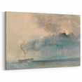 Romantic Art Prints: Paddle Steamer in a Storm - Historical Wall Art