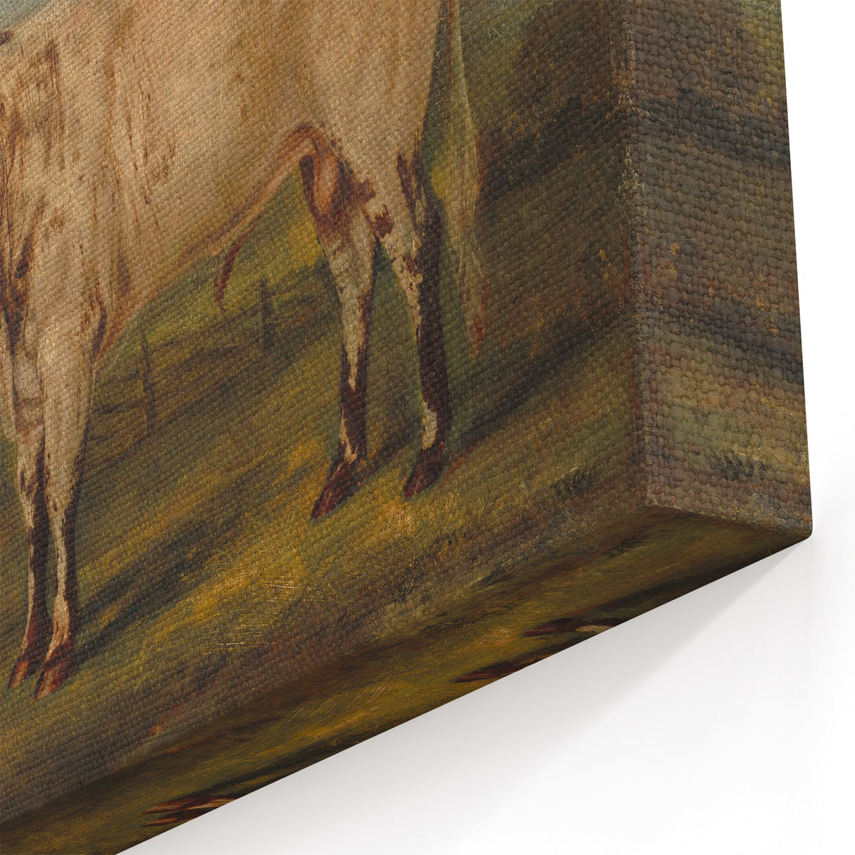 Classic Romantic Paintings: A Young Bull - Historic Pastoral Wall Art