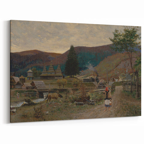 Classic Romantic Paintings: Volovec Landscape Romanticism Wall Art