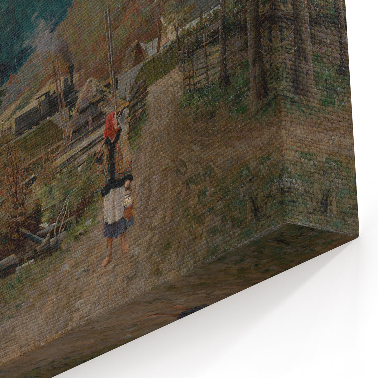 Classic Romantic Paintings: Volovec Landscape Romanticism Wall Art