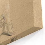 Romanticism Art: Alexander Hamilton Hand Study Canvas Print