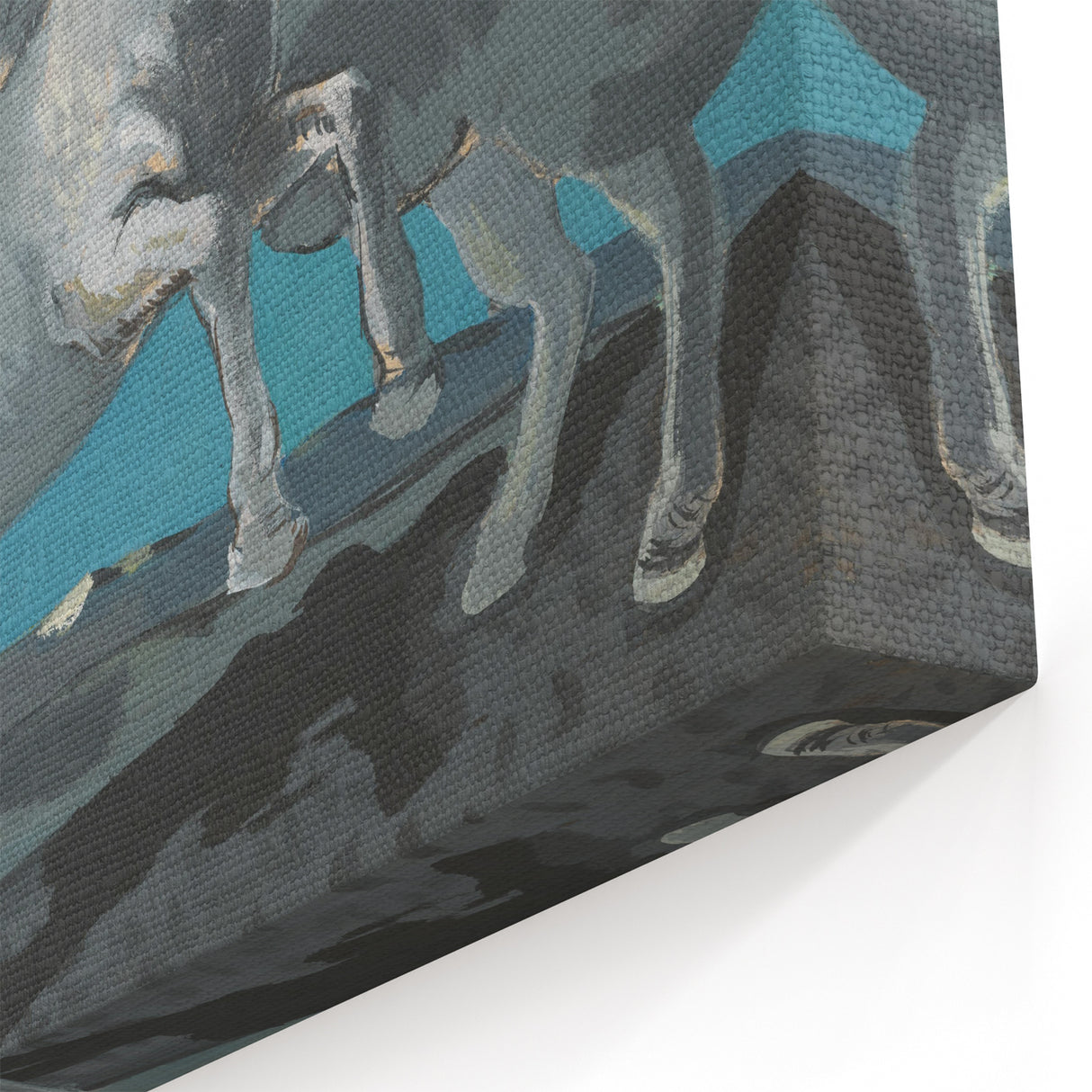 Expressionist Horses Art | Majerník Study of a Horse Painting