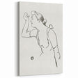 Impressionism Wall Art - Elegant Line Portrait - French Impressionist Art