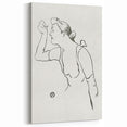 Impressionism Wall Art - Elegant Line Portrait - French Impressionist Art