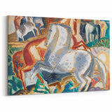 Horses in Landscape Painting | Expressionism by Leo Gestel