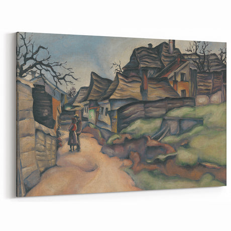 Expressionism Wall Art - Village Pathway by Expressionist Artist