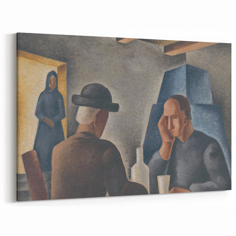 In an Inn Painting | Expressionism by Mikuláš Galanda
