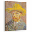 Impressionist Wall Art - Van Gogh Self-Portrait with Straw Hat